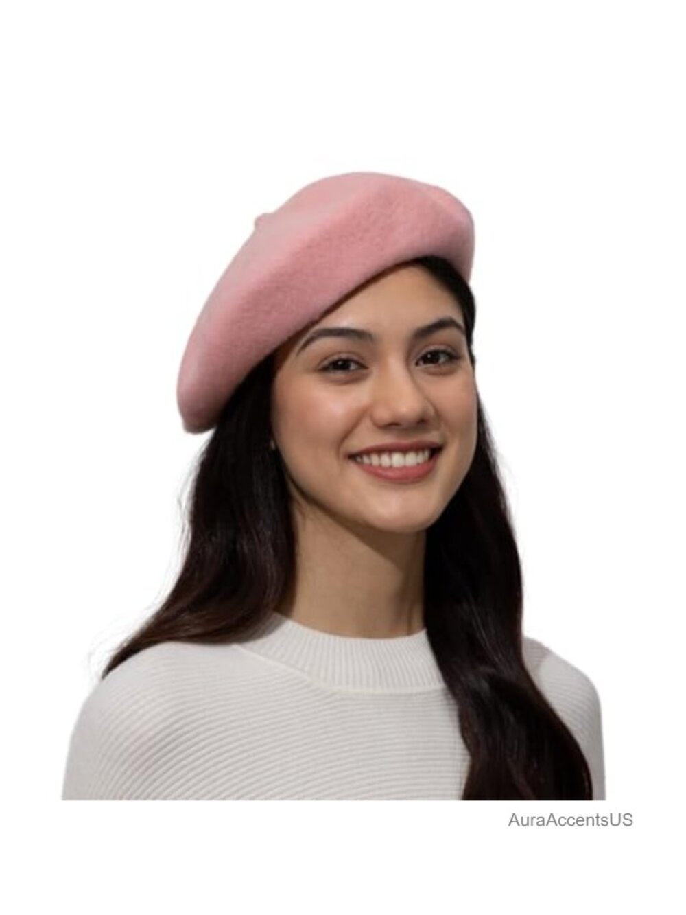 Wool Beret Hat Classic Knit Hat for Women Fall Winter